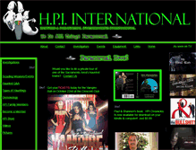 Tablet Screenshot of hpiparanormal.net